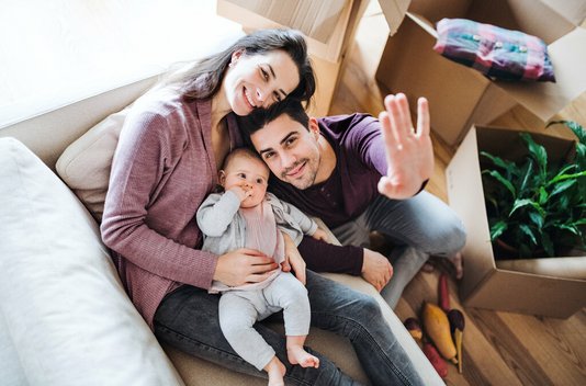 Glückliche Familie