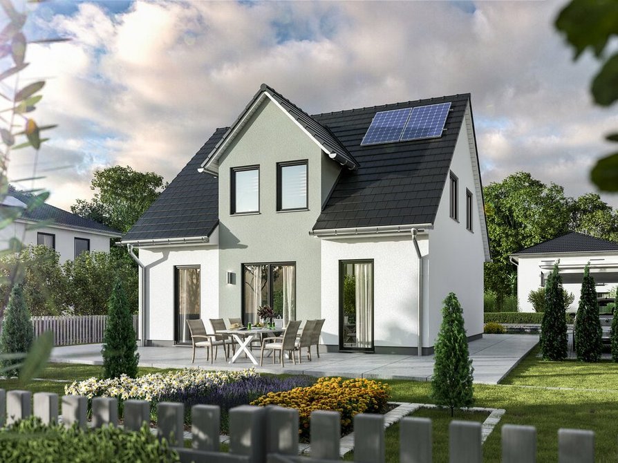 Das Flair 113 in Variante Elegance mit zusätzlichem Giebel und Photovoltaikanlage Tag der offenen Tür